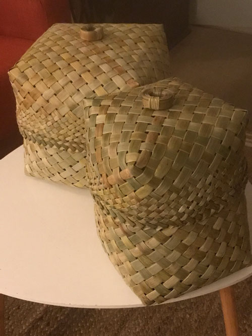 Annie Cochrane woven baskets