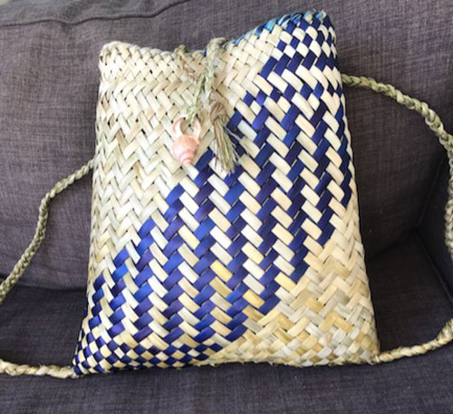 Annie Cochrane basket weaving