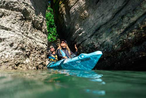 Raglan activities with Kayak and Paddleboards