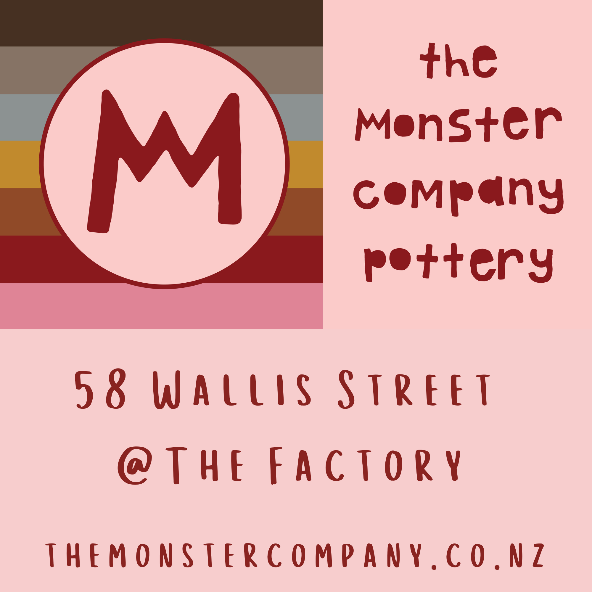 58 Wallis Street @The Factory Monster Co Artists at work gallery, Raglan 2024